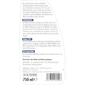 SONAX Xtreme Reifen + Kunststoffreiniger 750 ml
