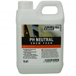 Valet Pro -PH Neutral Snow Foam Shampoo 1 Liter,