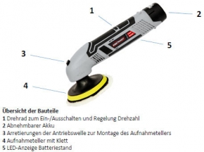 Raid Dino Kraftpaket Akku-Poliermaschine